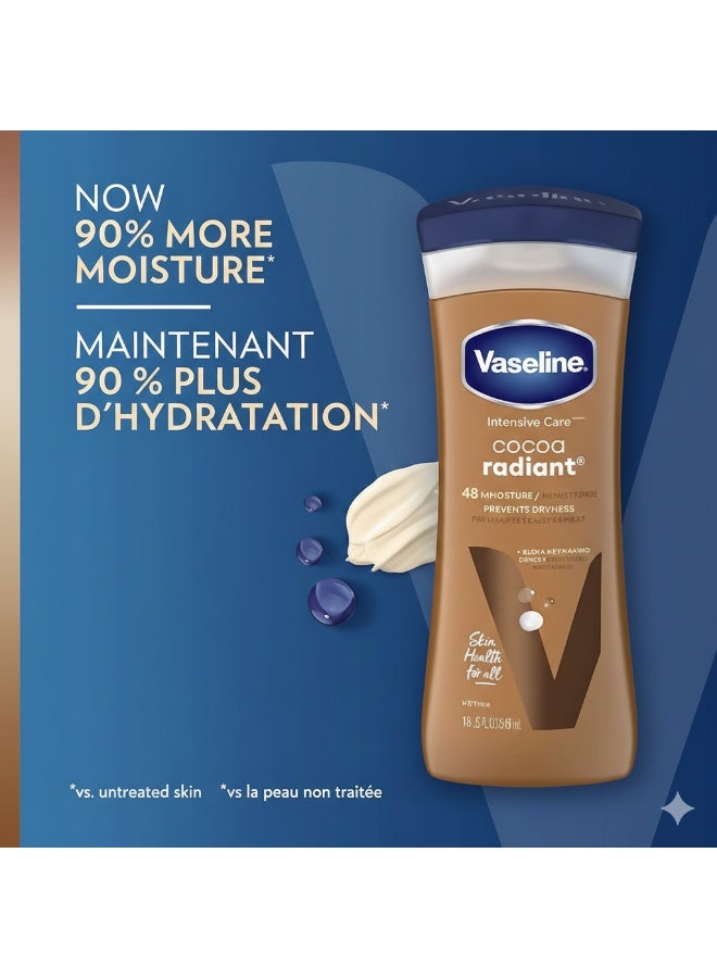 Vaseline Intensive Care Body Lotion For Dry To Very Dry Skin Cocoa Radiant 200ml - Image 3